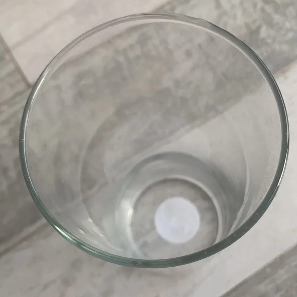 1-2pcs Minimalist Straight Clear Glass Tall Cylinder Vase